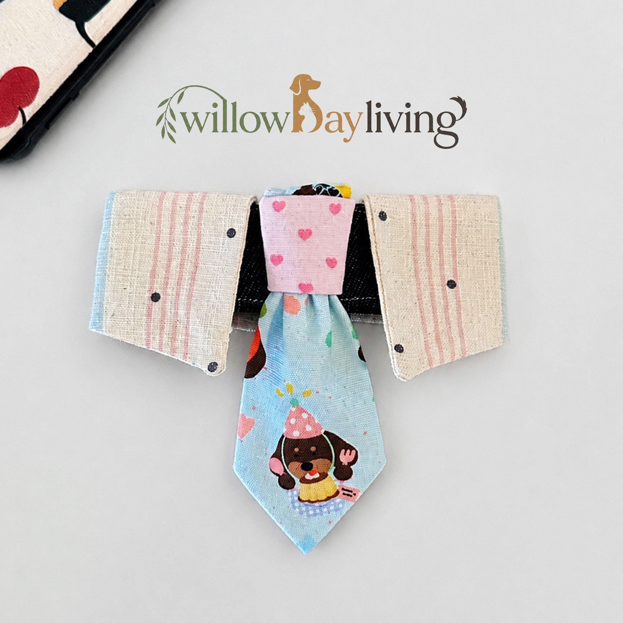 Gentleman Dachshund Tie Bib