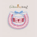 Pink Heart Lolita Bow Bib