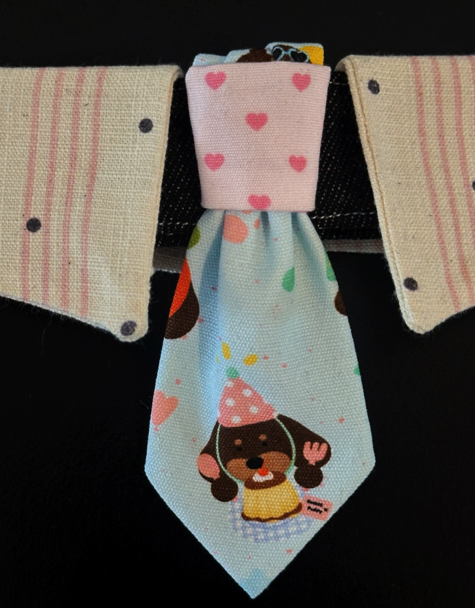 Gentleman Dachshund Tie Bib