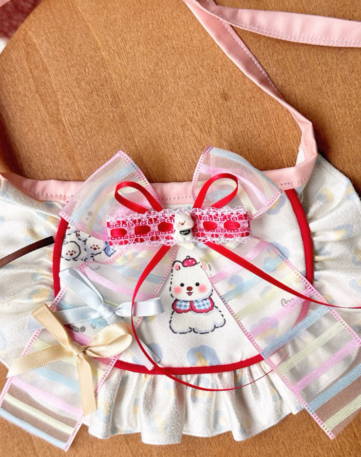 Westie Leopard Chic Bib